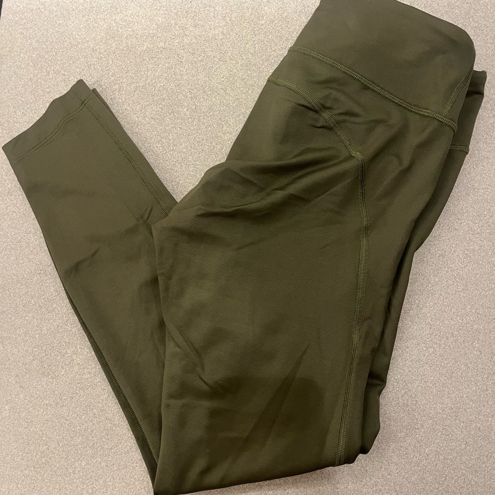 Outdoor Voices Olive Green Leggings, size medium